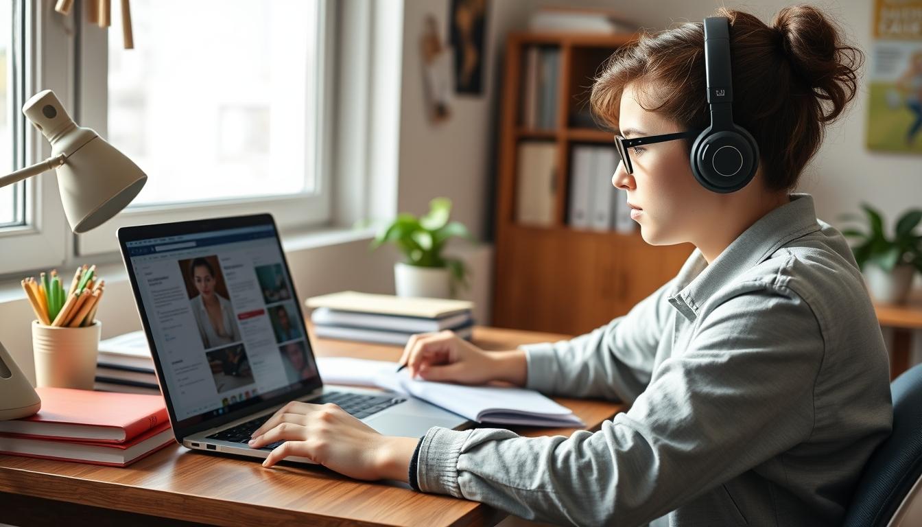 Modern university campus for students