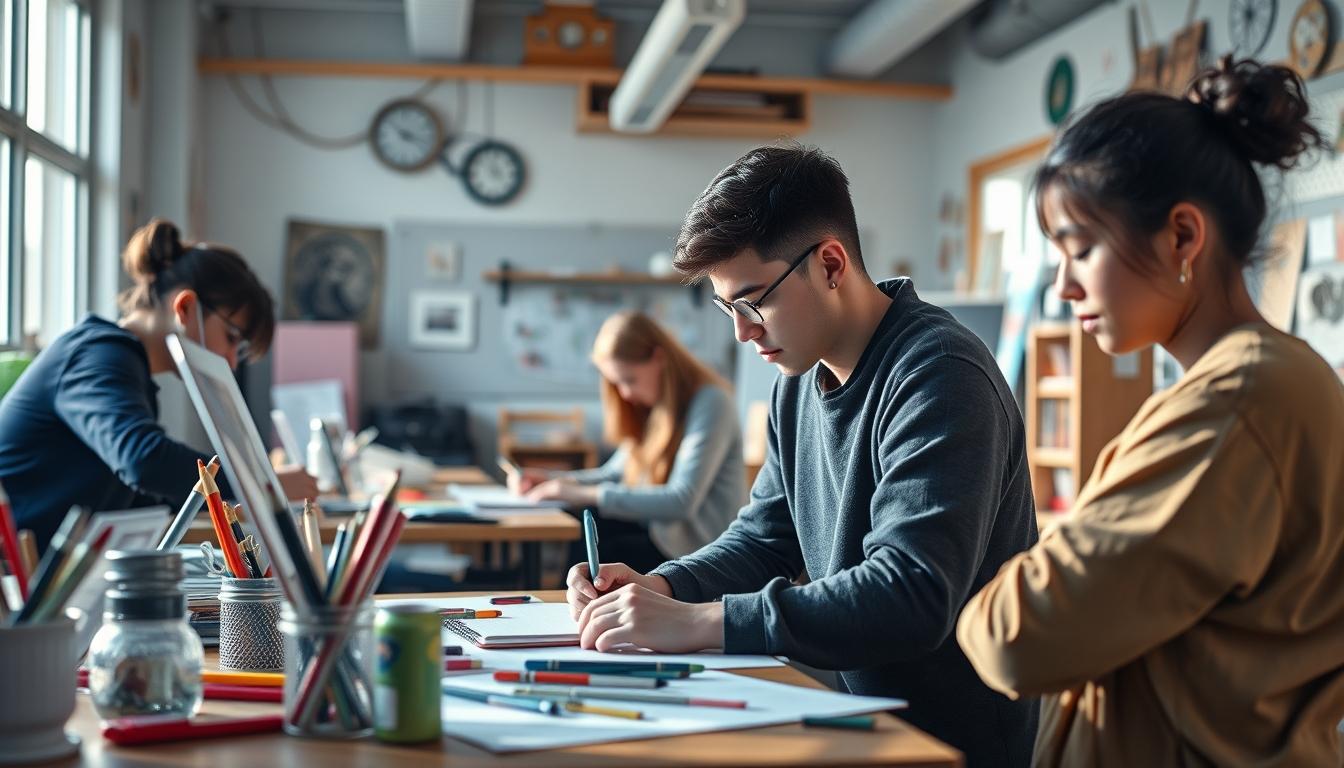 Digital learning platform with online study materials